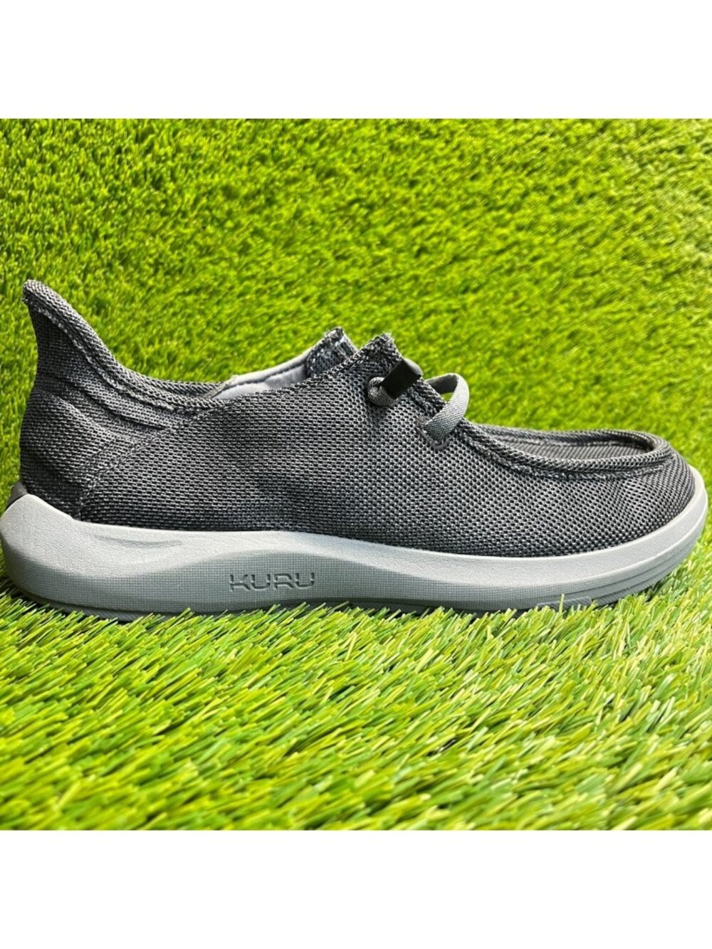 Kuru Draft Rento Womens Size 11 Black Gray Casual Outdoor Walking Slip-On Shoes